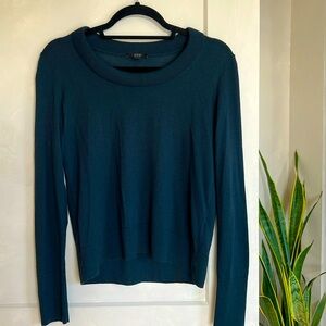 COS French Green Knit Sweater